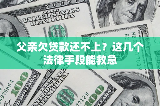 武汉父亲欠贷款还不上?这几个法律手段能救急 武汉父亲欠贷款还不上?这几个法律手段能救急